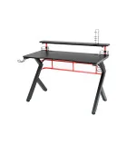 Computer desk Galardo 120 cm, Black order